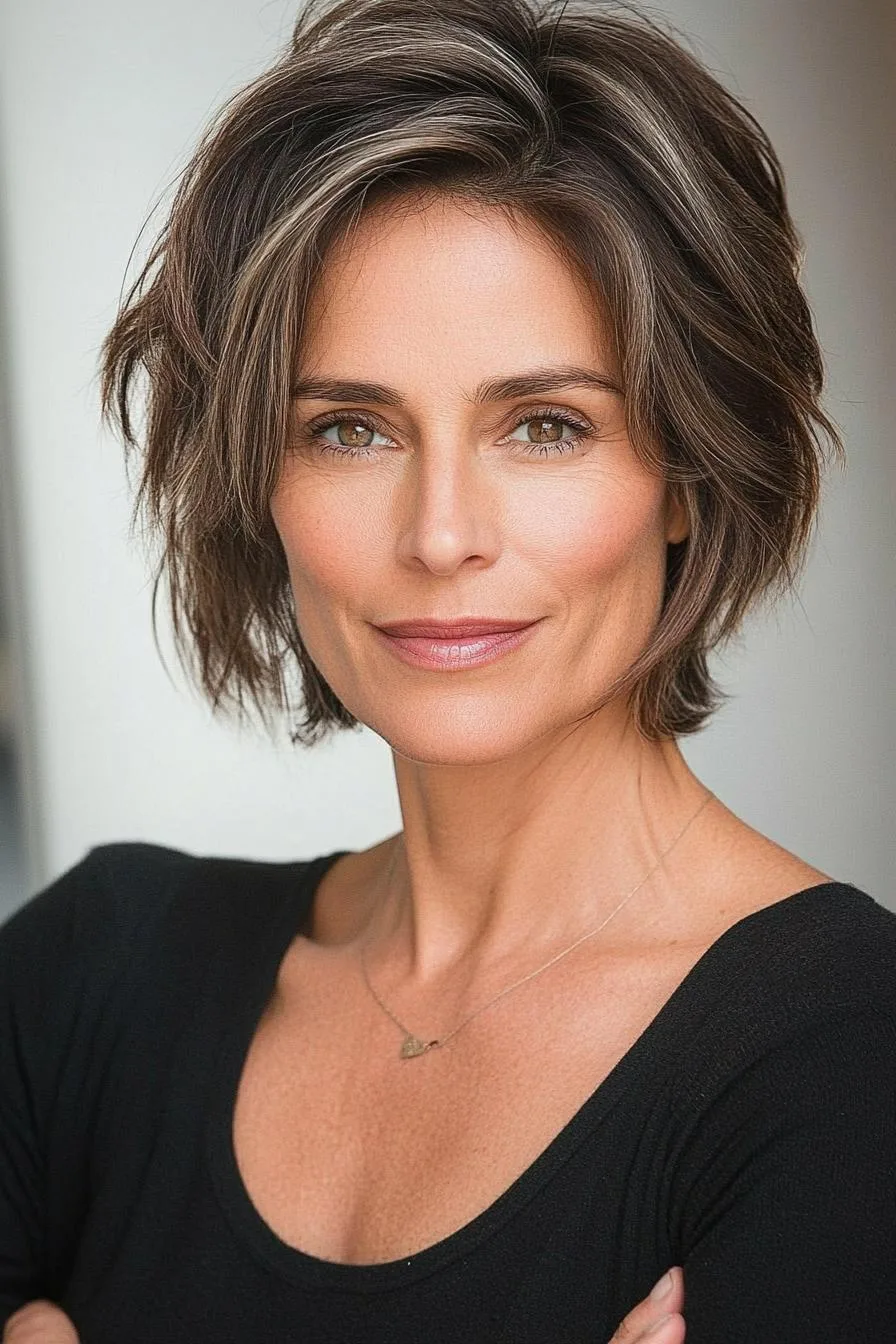 Chic Layered Bob Style
