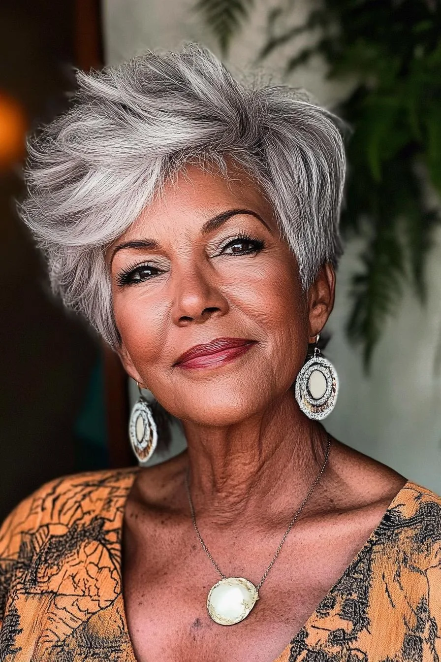Chic Layered Pixie Style