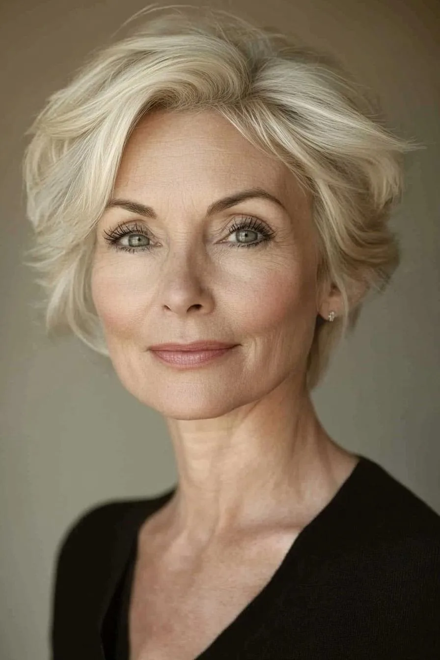 Chic Layered Pixie Waves