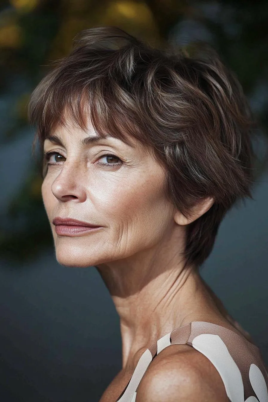 Chic Textured Pixie Cut
