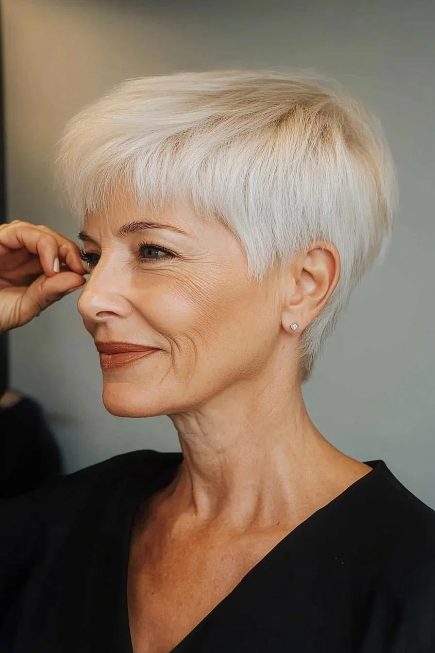 Chic Textured Pixie Look