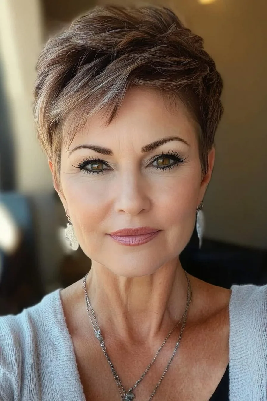 Chic Textured Pixie Style