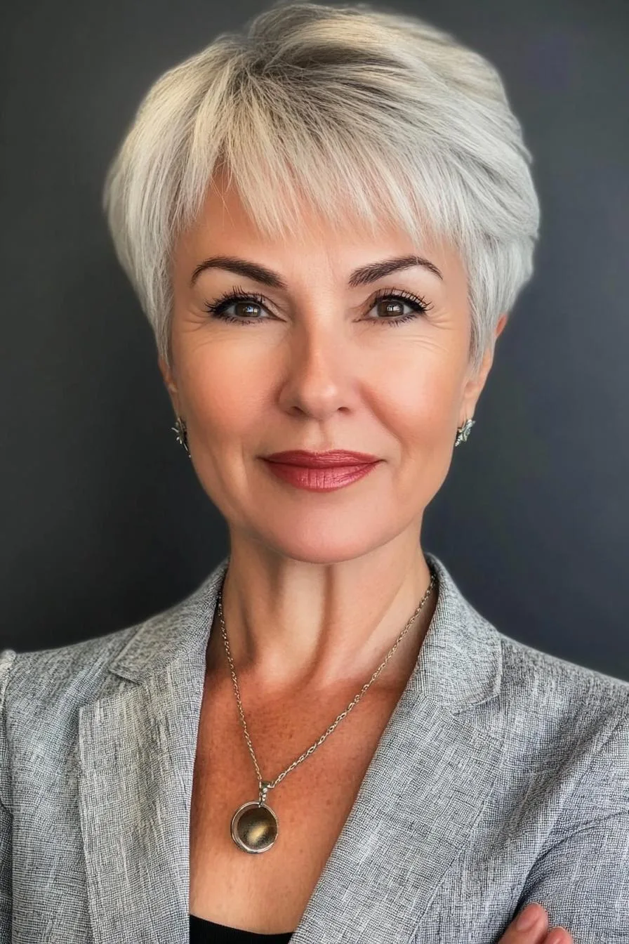Chic Textured Pixie Style