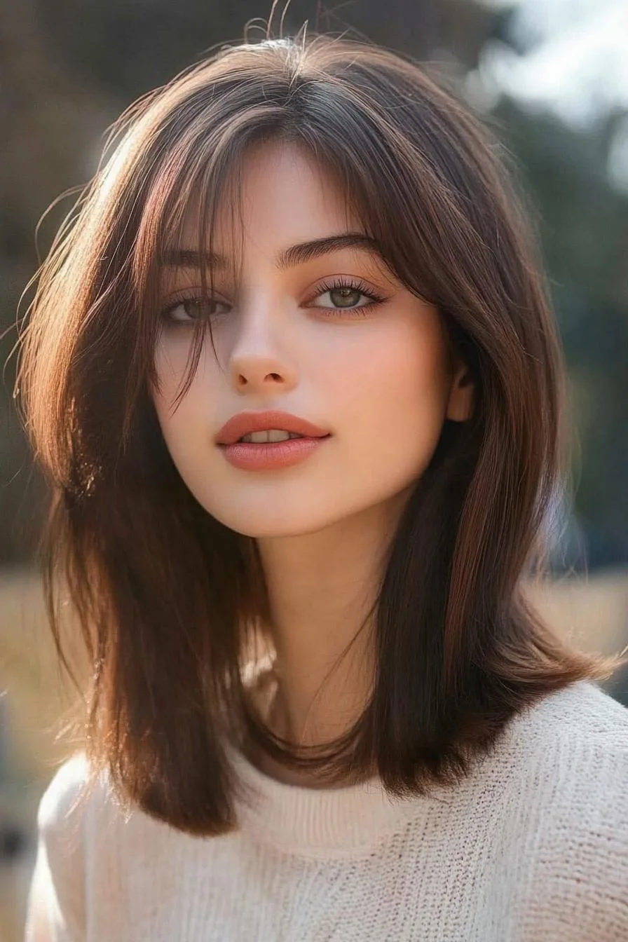 Curtain Bangs Style