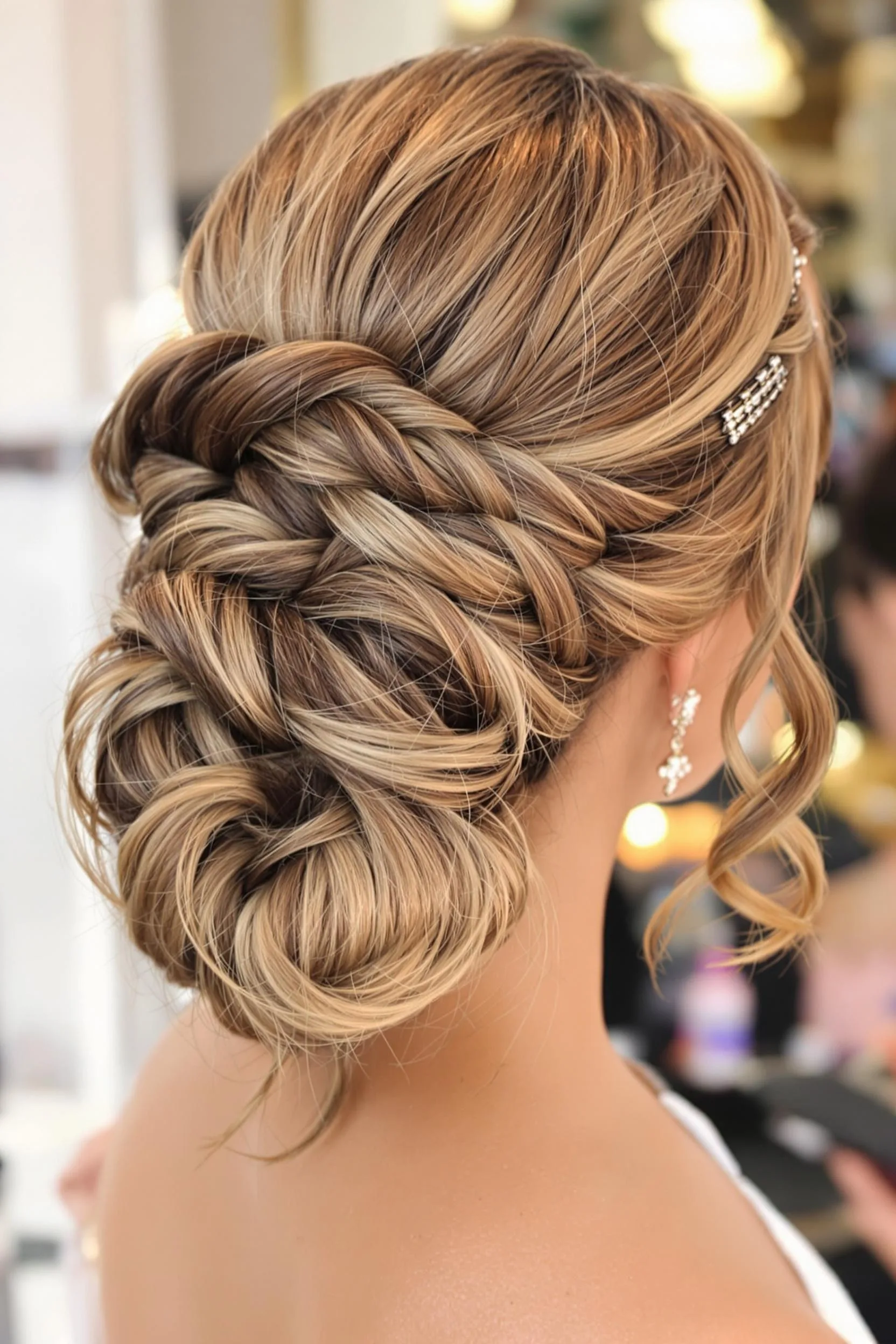 Elegant Braided Glam Look