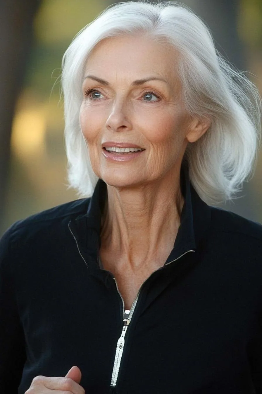 Elegant Silvery Layered Look