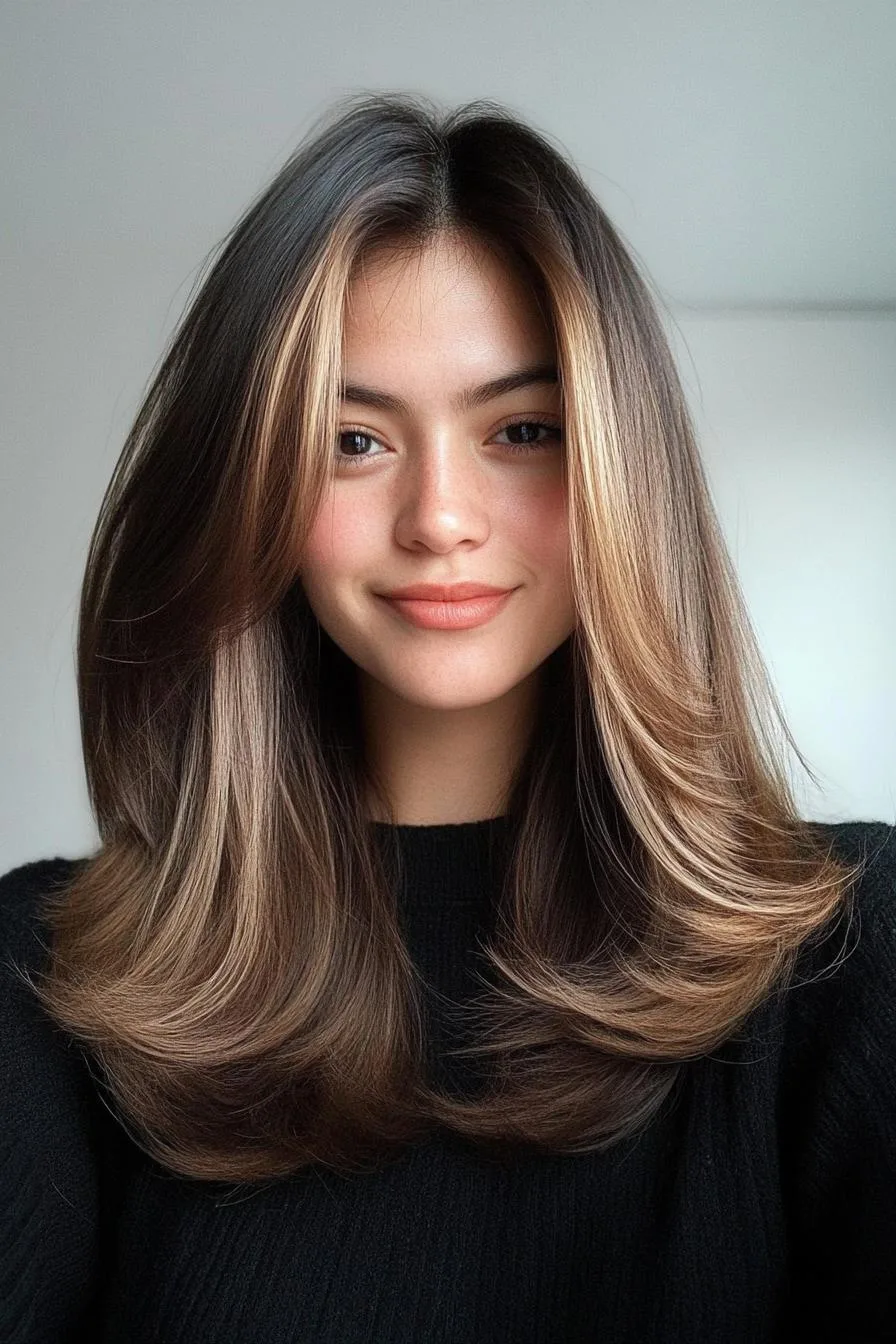 Flowing Layers and Highlights