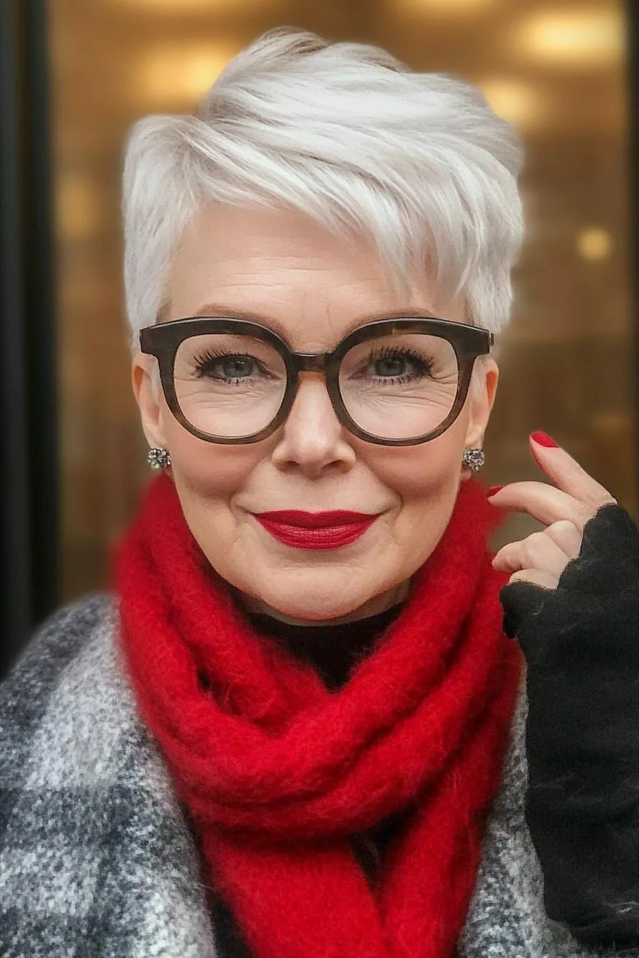 Fresh Asymmetrical Pixie Vibes