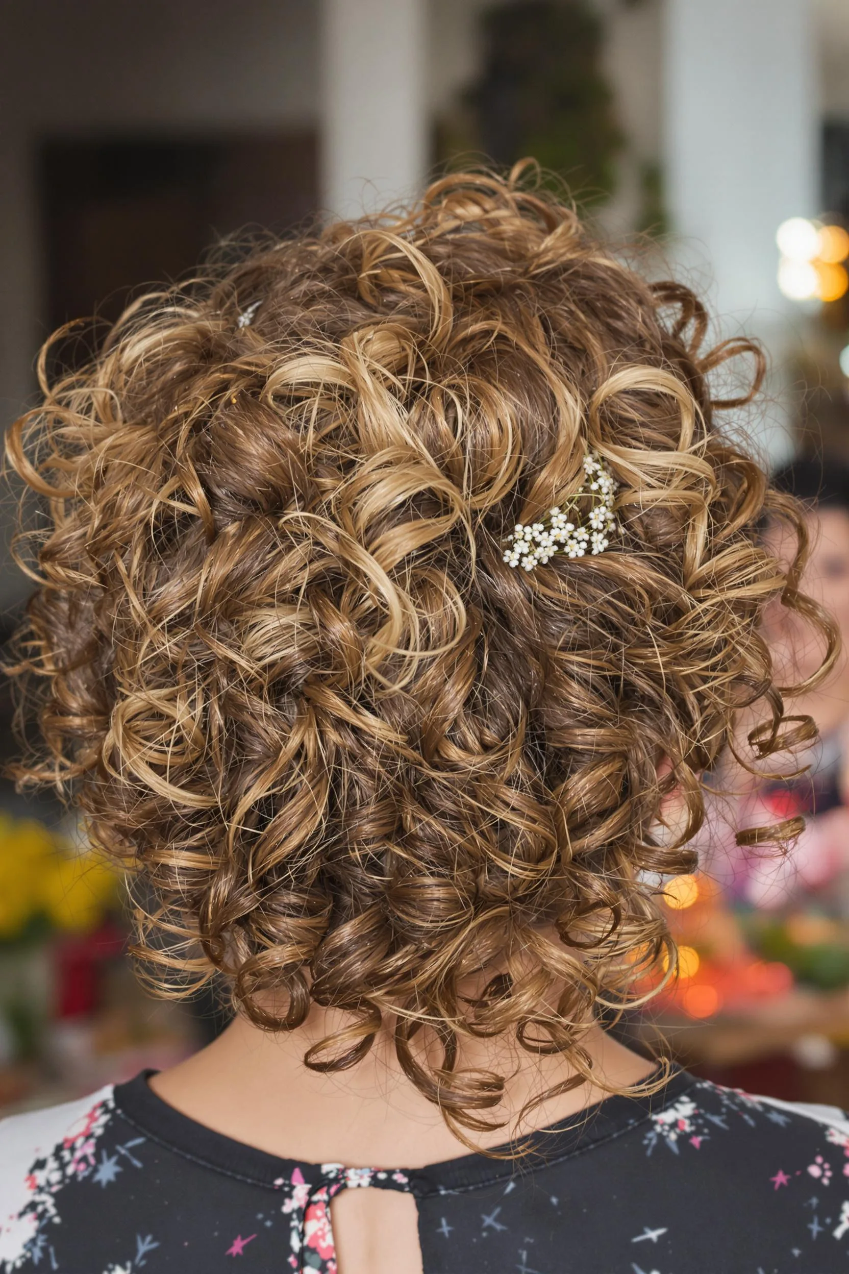 Golden Curls in Bloom
