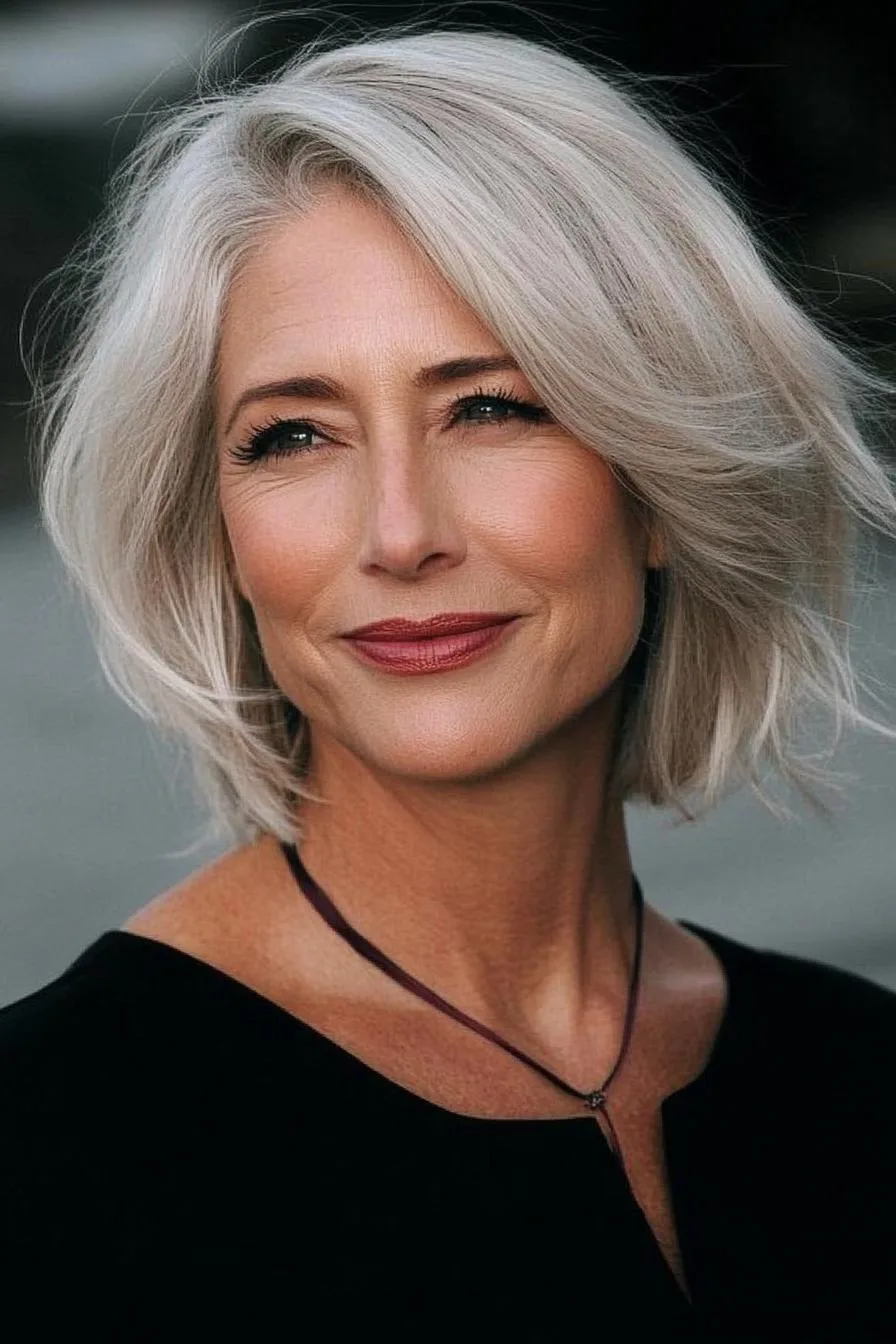 Graceful Silver Waves
