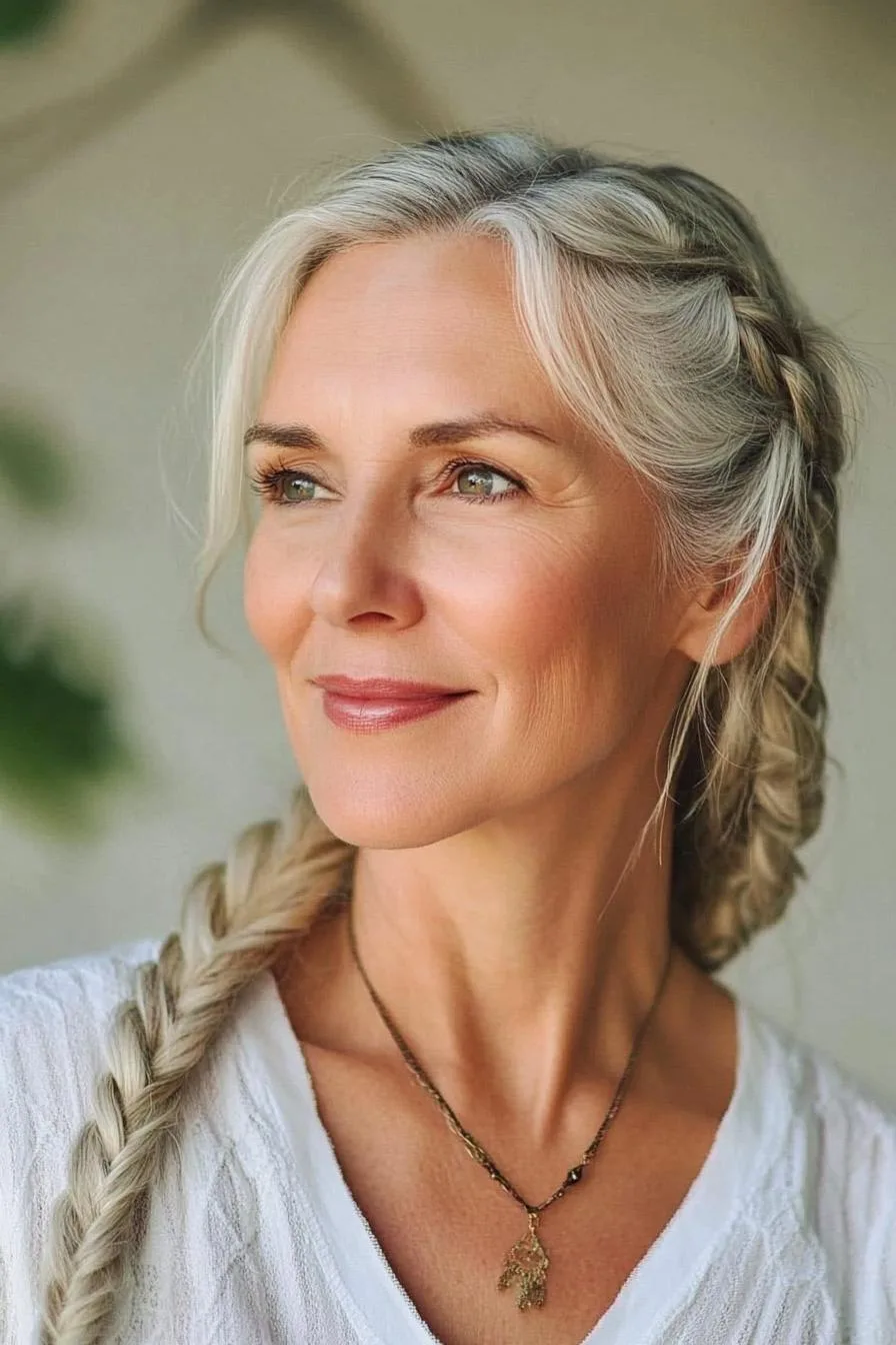 Side Braid Elegance Unveiled