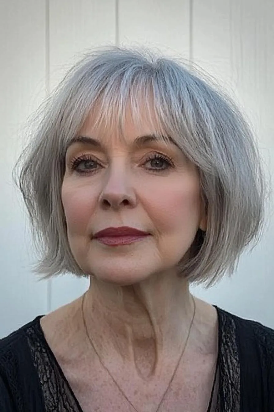 Silver Bob Style Glow