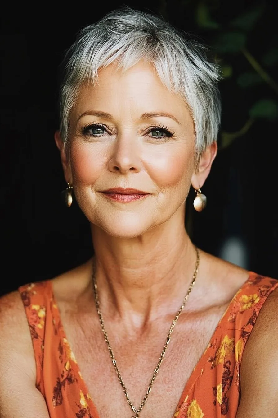 Silver Pixie Chic Style