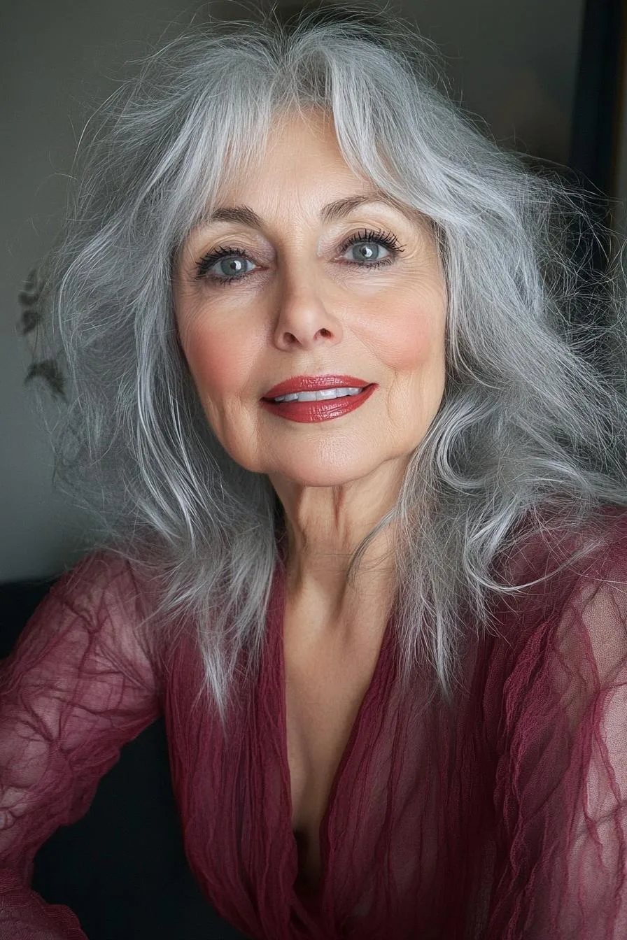 Silver Waves Gracefully Flow