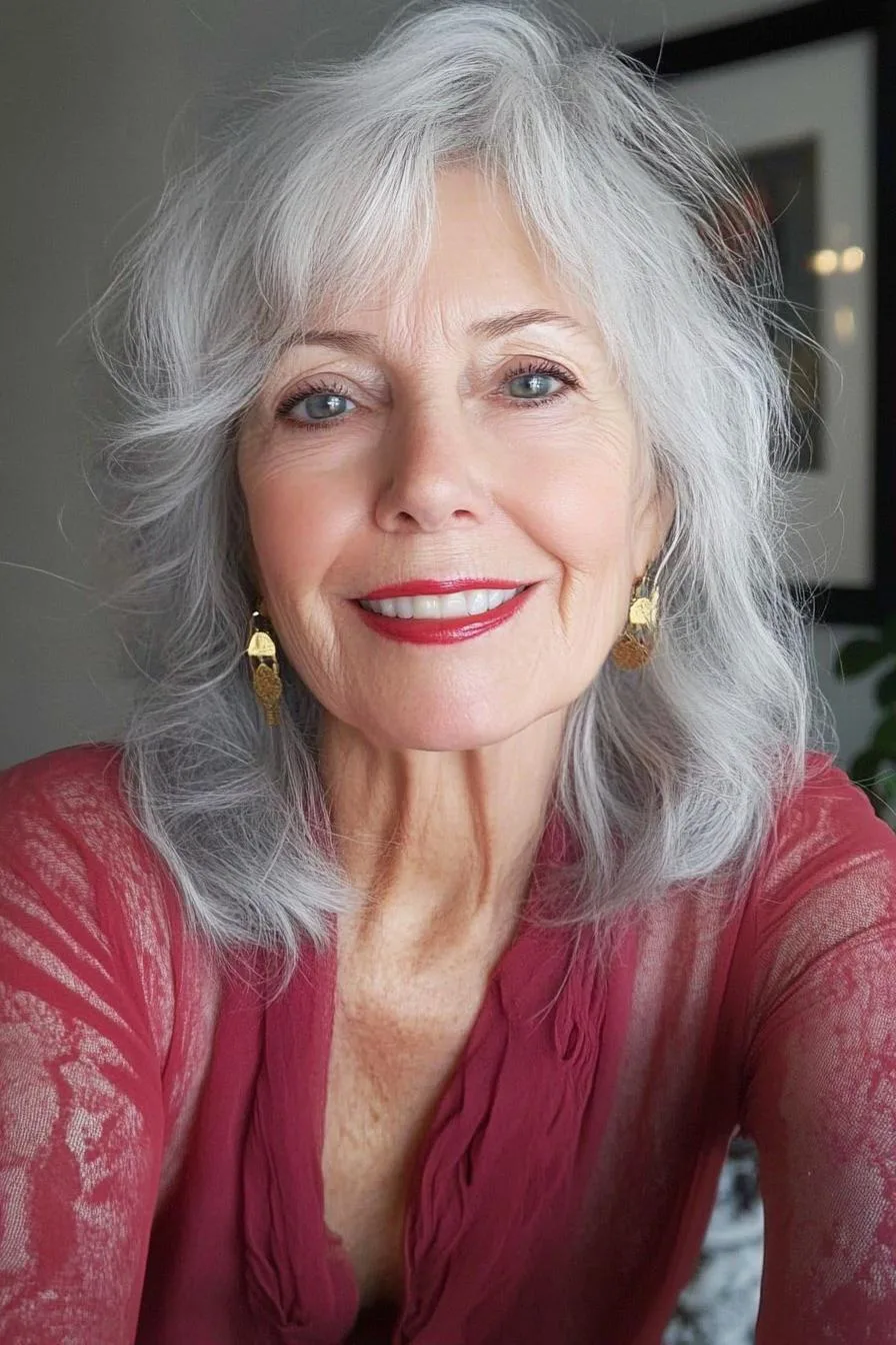 Silver Waves Radiate Confidence