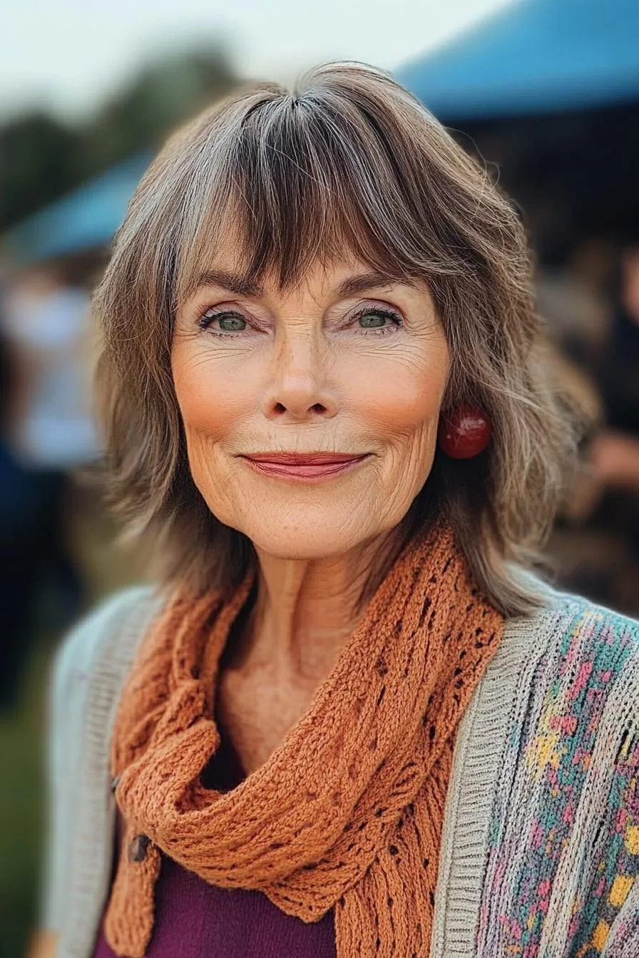 Soft Layers and Bangs