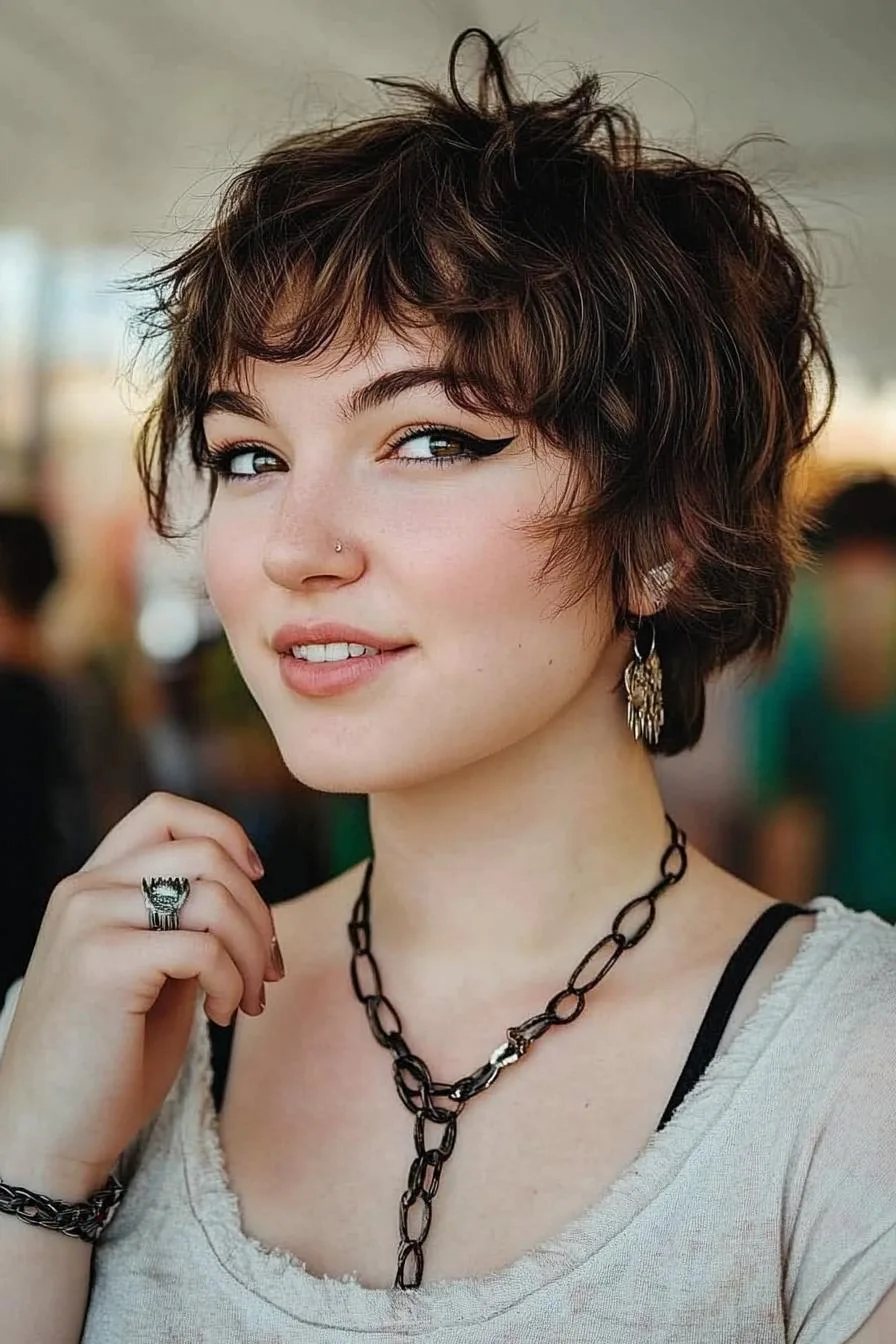 Textured Pixie Hair Vibes
