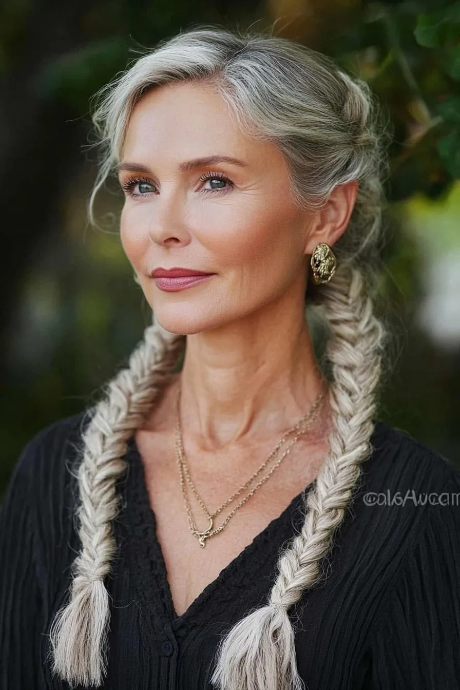 Timeless Fishtail Braid Elegance