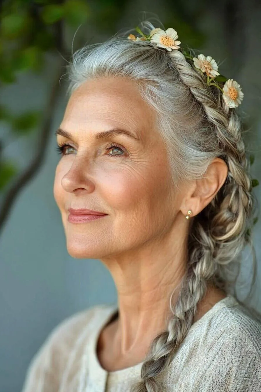 Timeless Floral Braid Beauty
