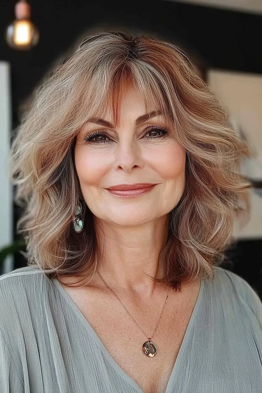 Timeless Wavy Layered Elegance