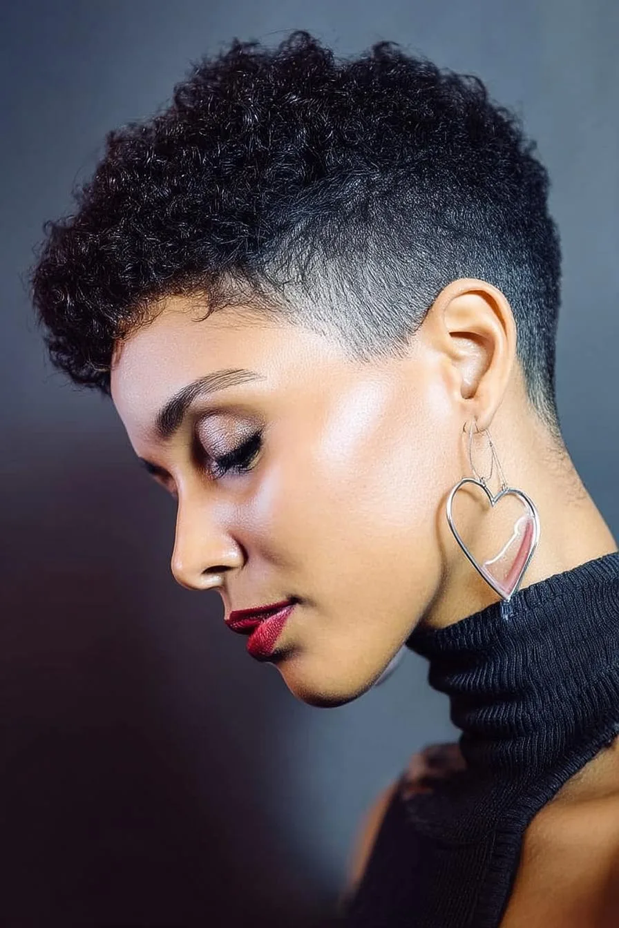 Bold Curls Modern Confidence