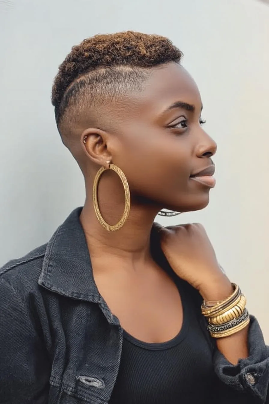 Bold Fade Curly Confidence
