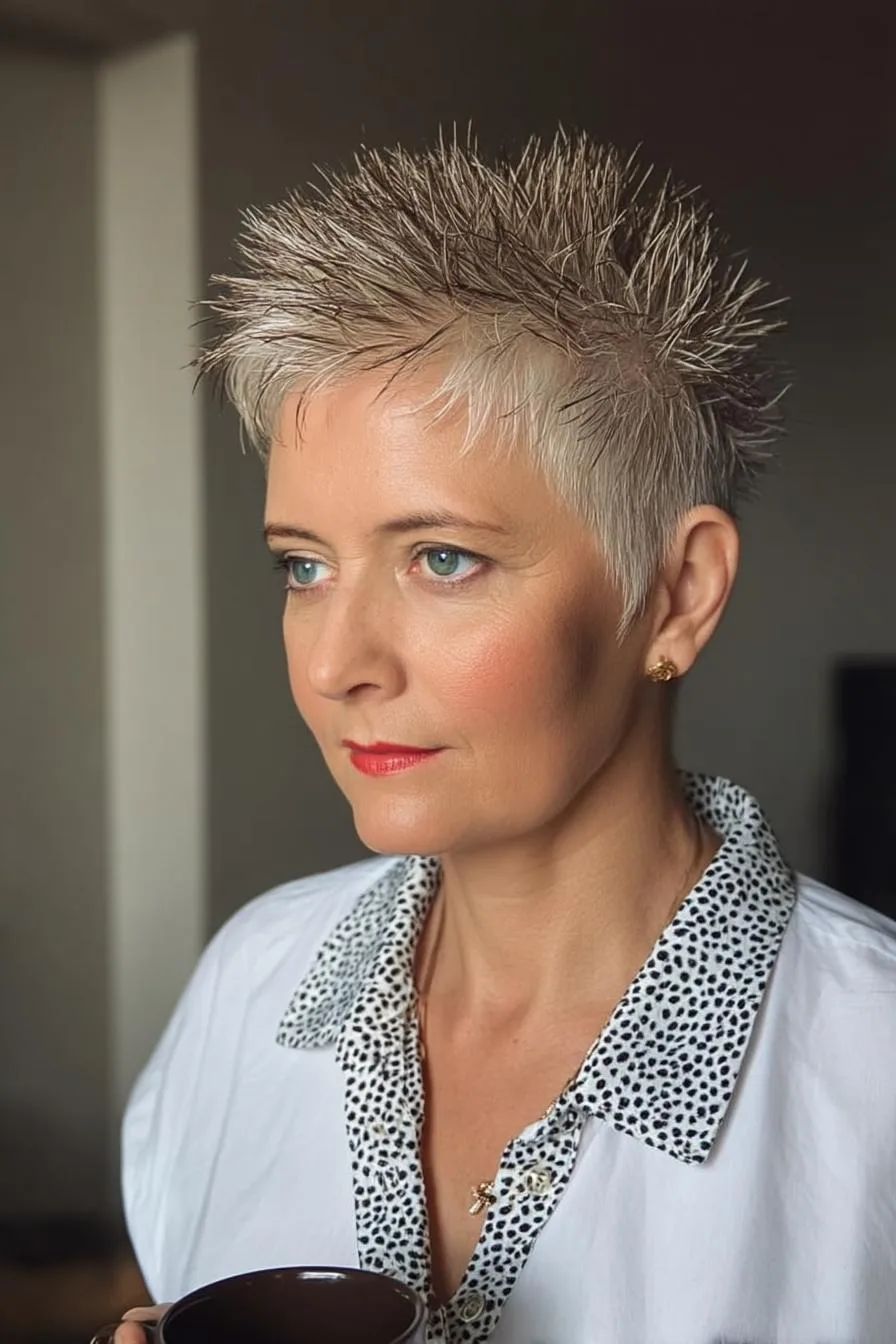 Bold Spiky Pixie Vibes