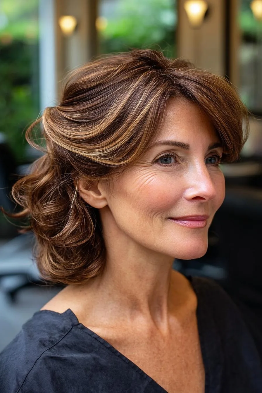 Bouncy Waves Framing Beauty