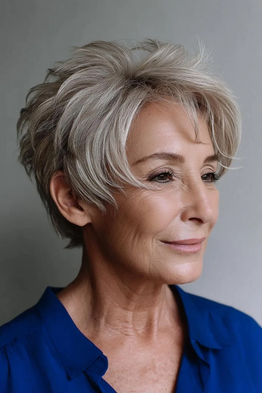 Chic Layered Pixie Vibes