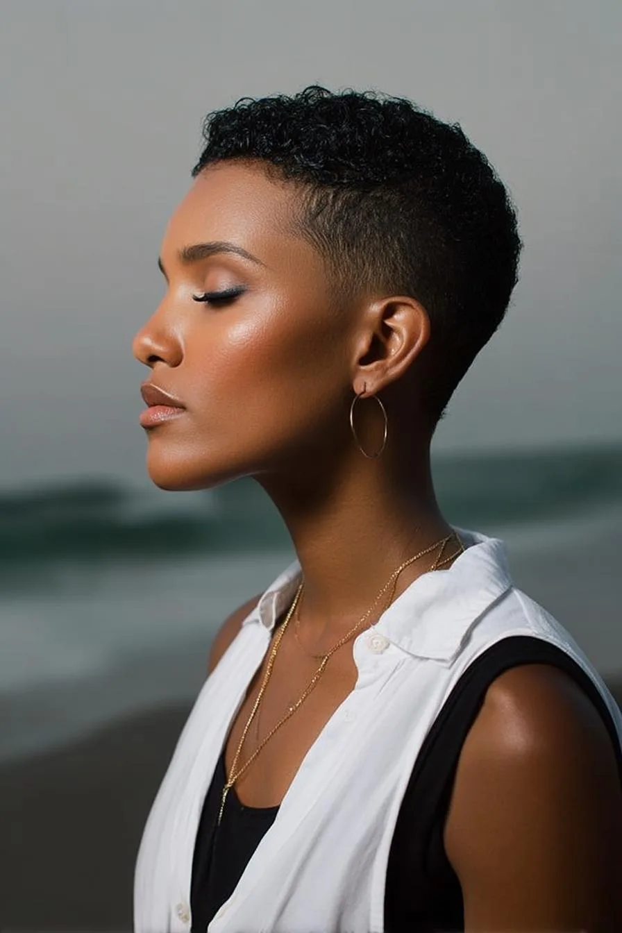 Confident Curls Undercut