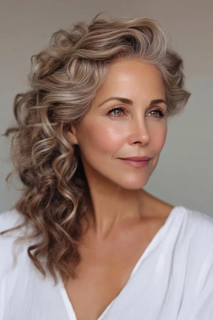 Elegant Flowing Curls