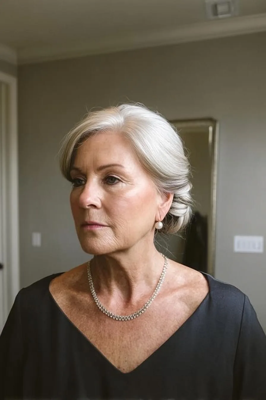 Graceful Low Updo Elegance