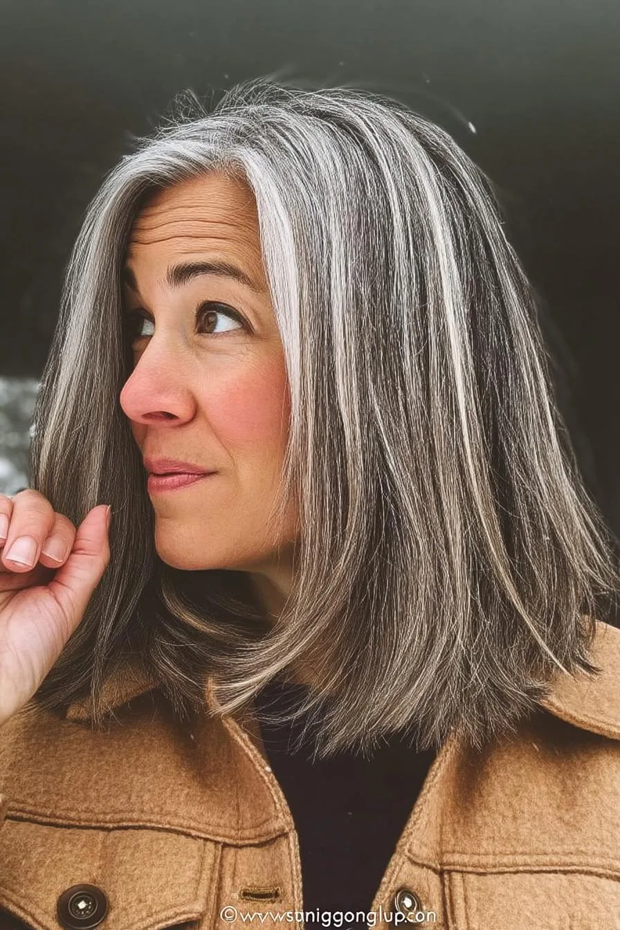 Graceful Silver Strands