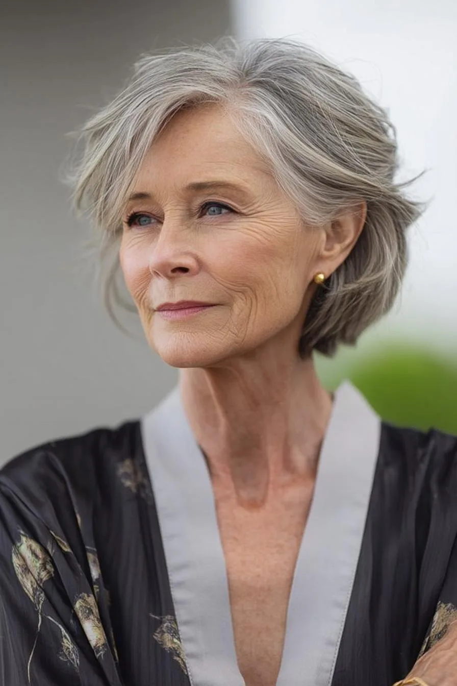 Graceful Wavy Bob Elegance