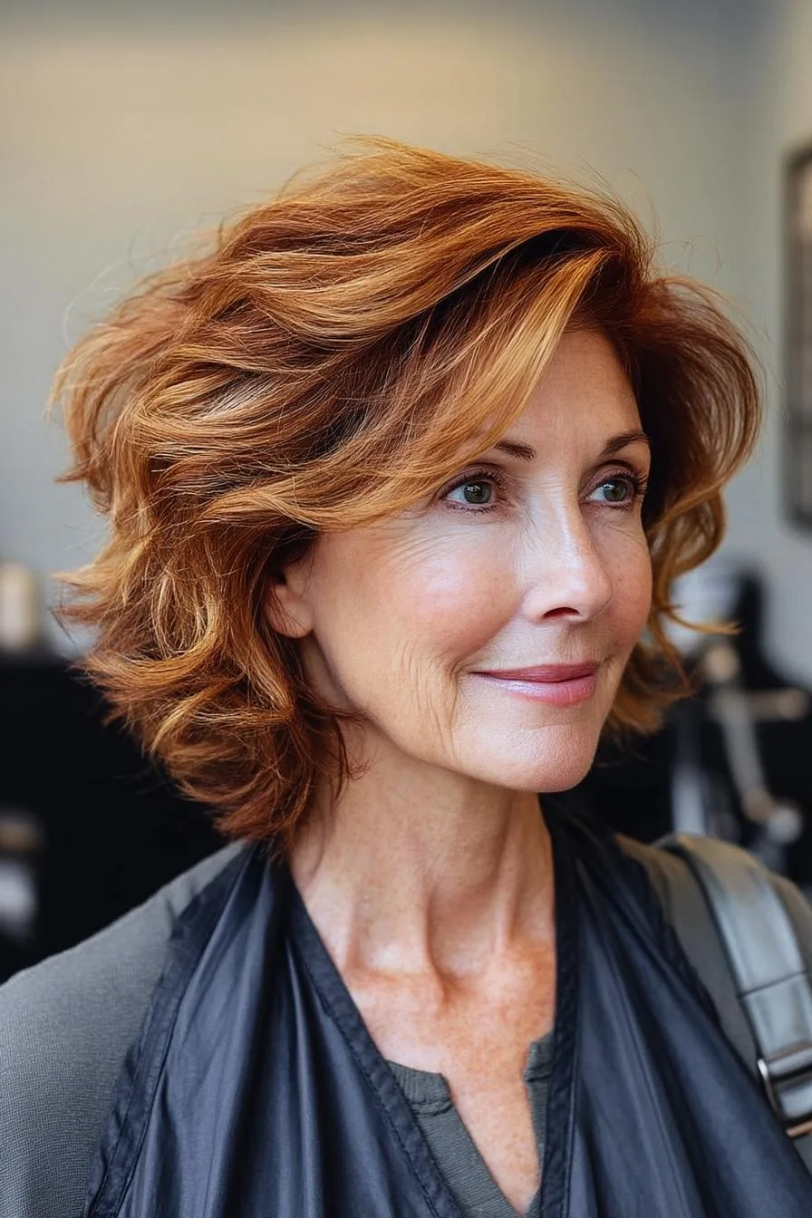 Radiant Auburn Hair Glow