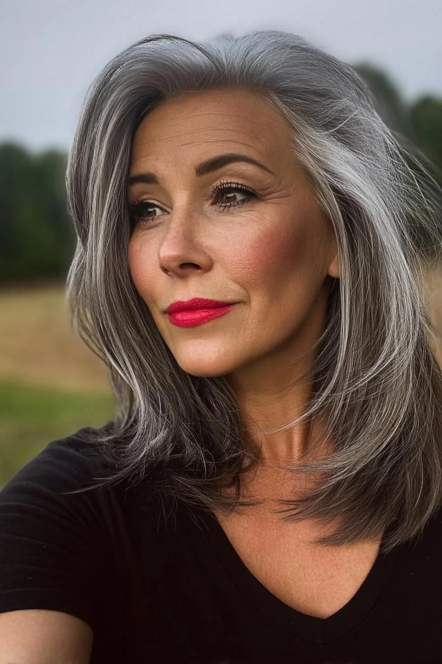 Silky Silver Elegance