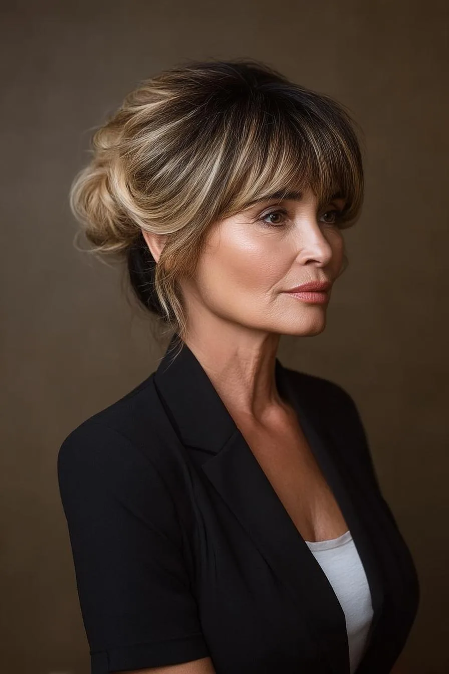 Soft Updo Timeless Elegance