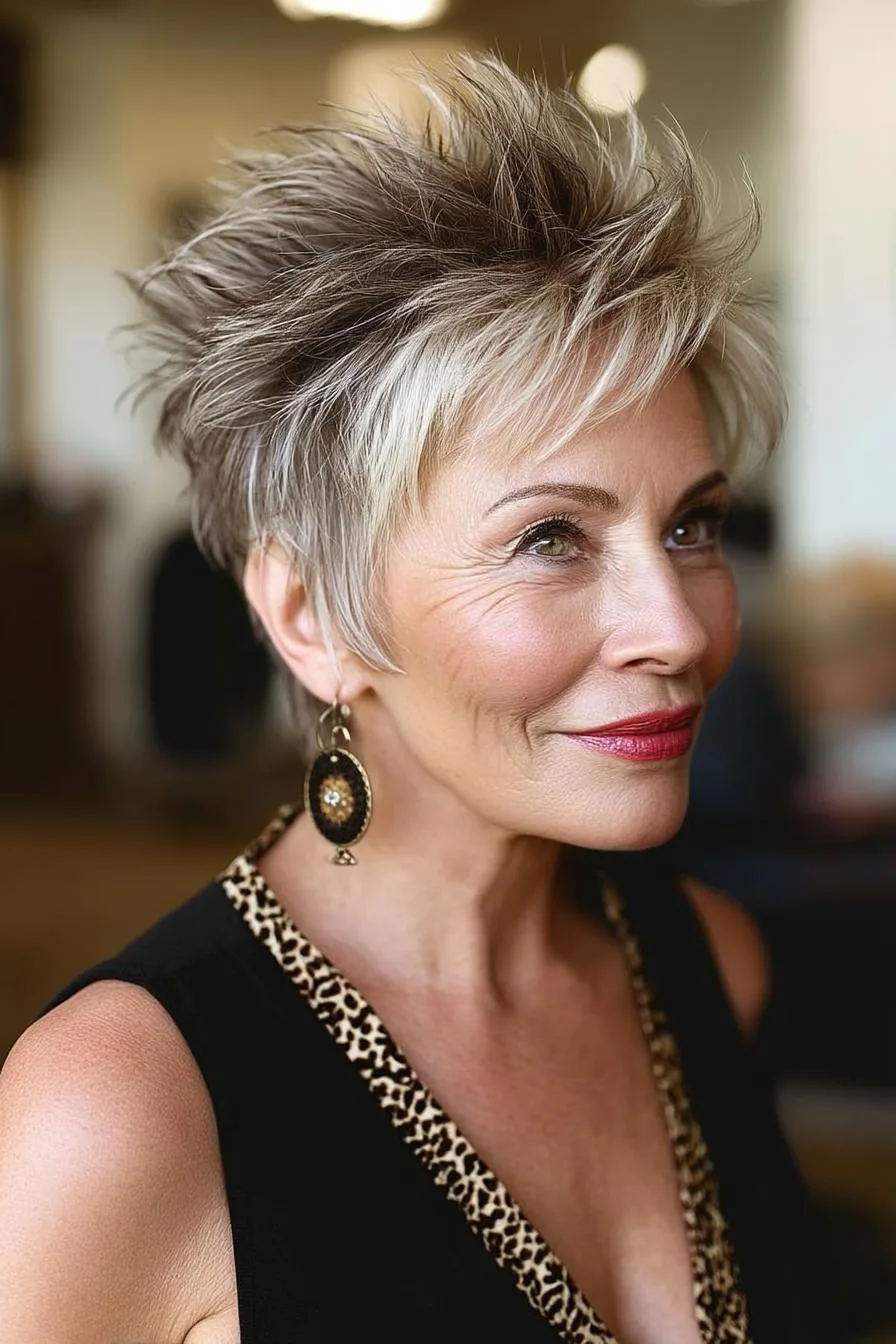 Textured Blonde Pixie Perfection