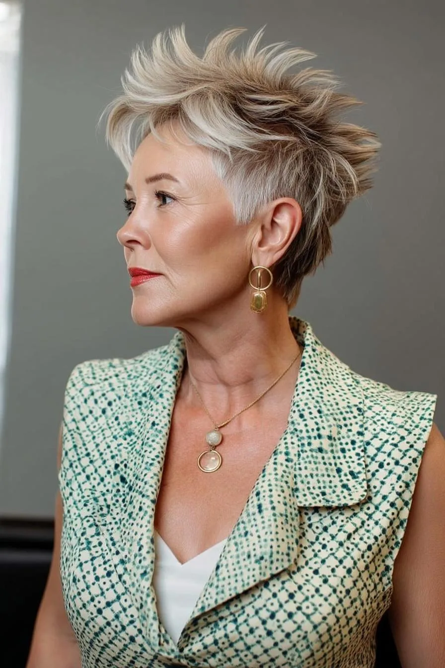 Textured Pixie Style Elegance
