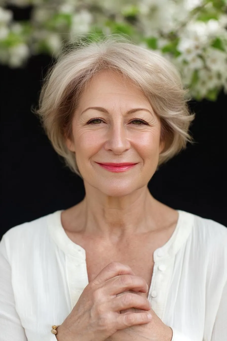 Windswept Layered Bob Elegance