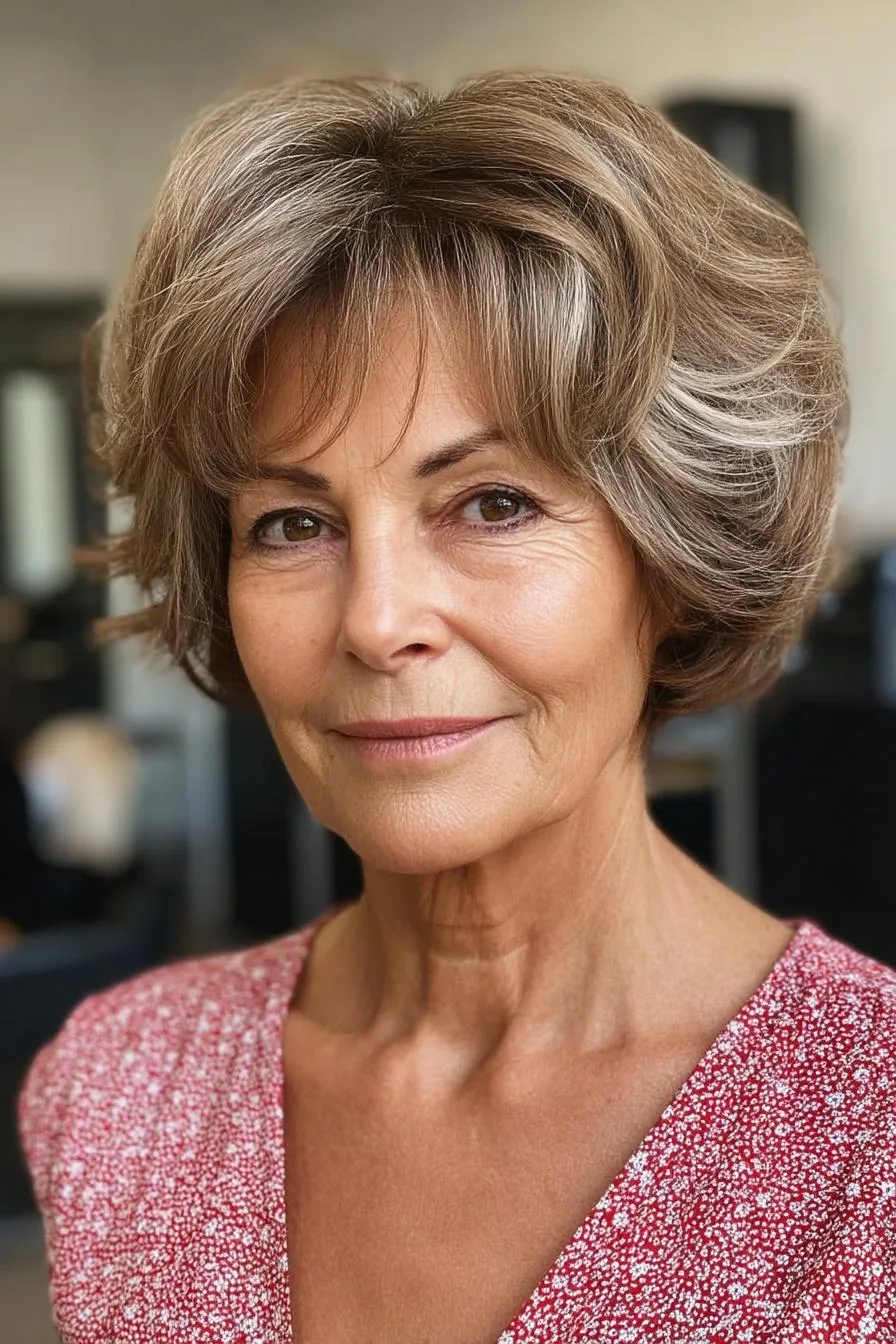 Chic Layered Bob Style