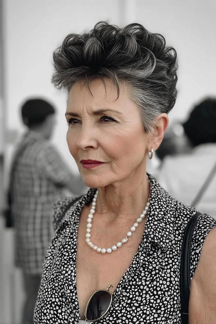 Chic Textured Pixie Style
