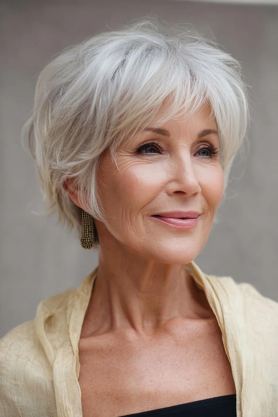 Playful Textured Pixie Cut