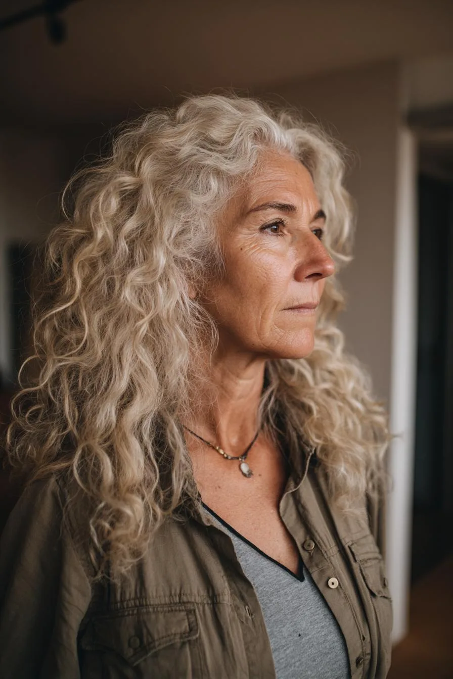 Silver Tresses Timeless Beauty