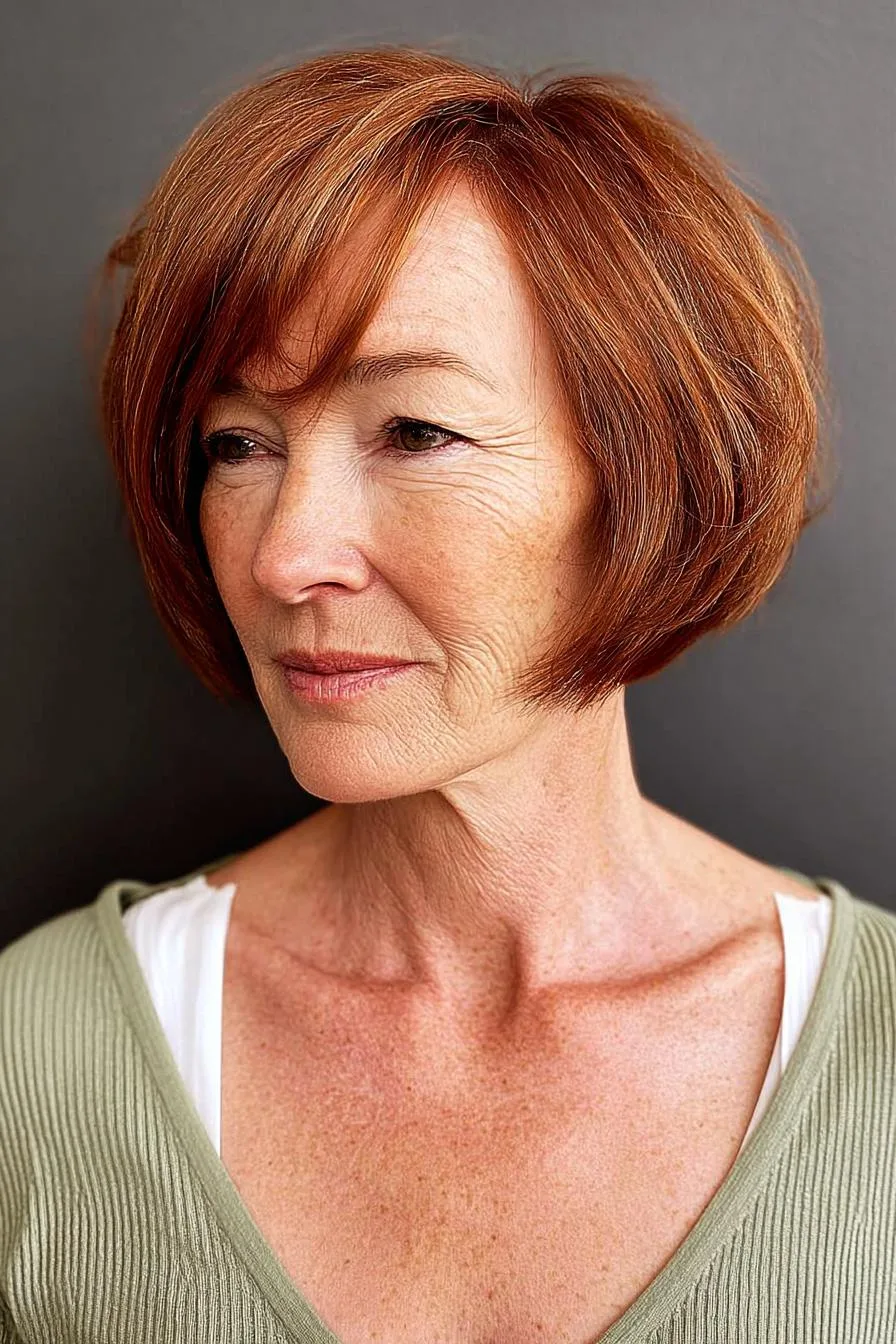 Vibrant Red Hair Elegance