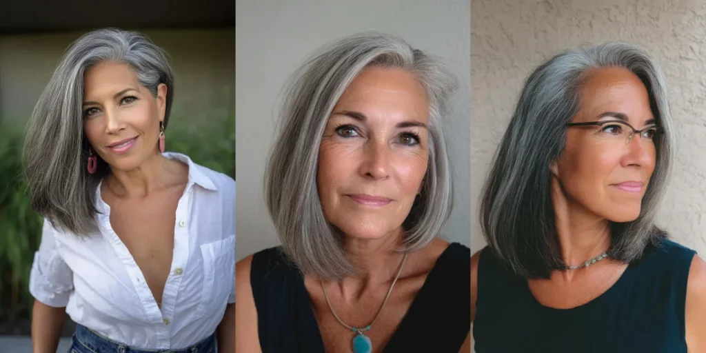 15 Grey Blending Ideas for Dark Hair That Look Seamless