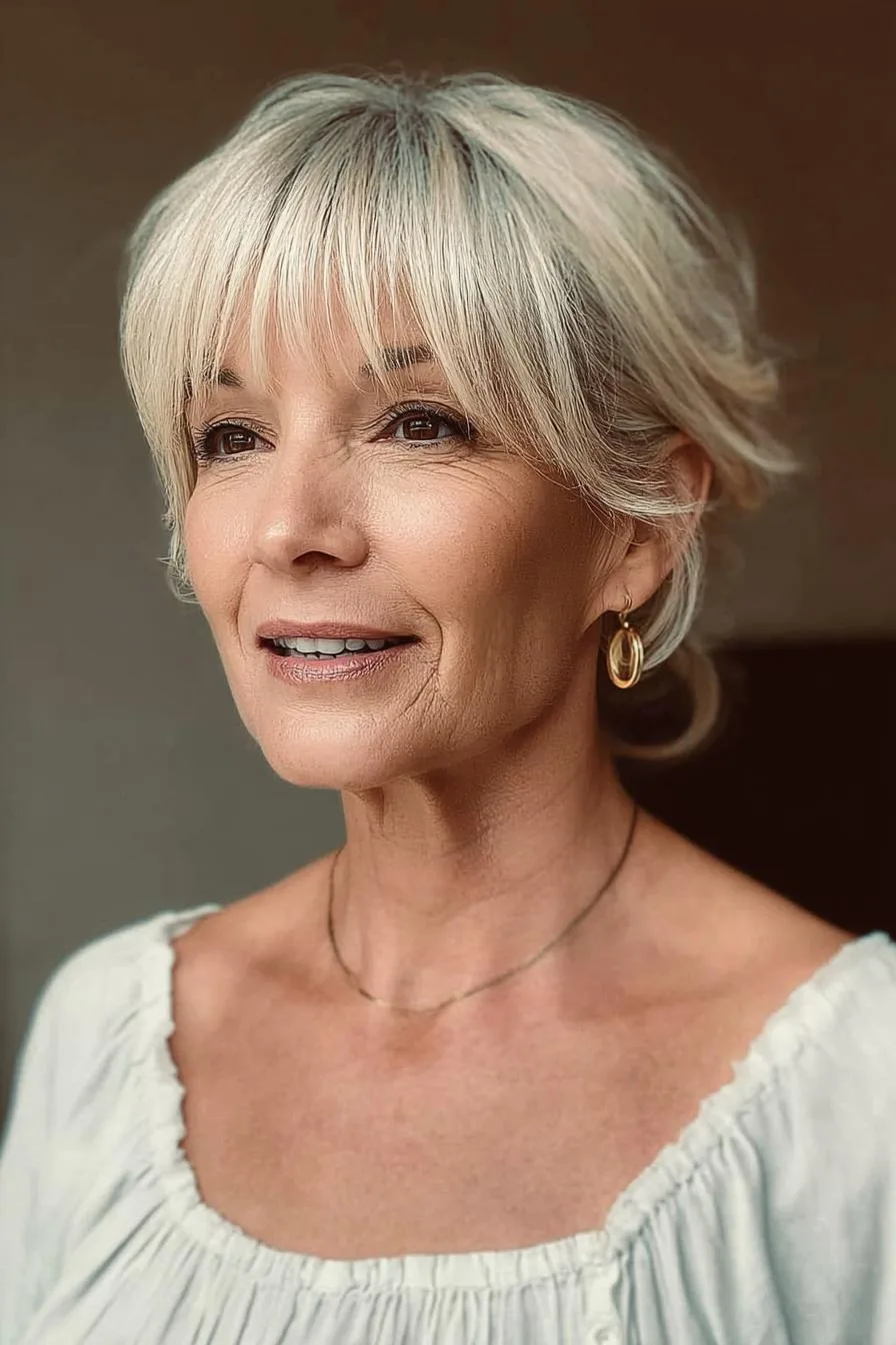 Chic Short Layered Hairstyle