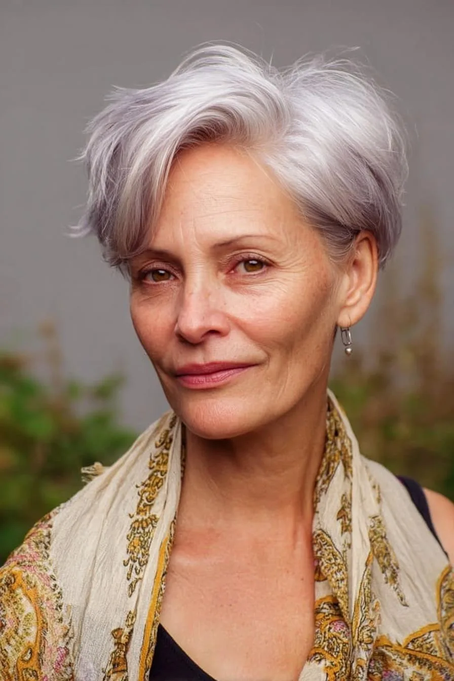 Chic Textured Pixie Style