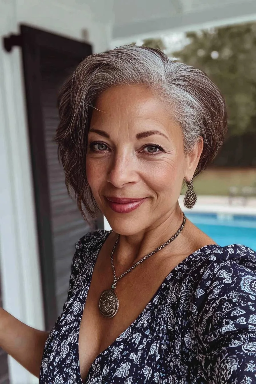 Graceful Wavy Bob
