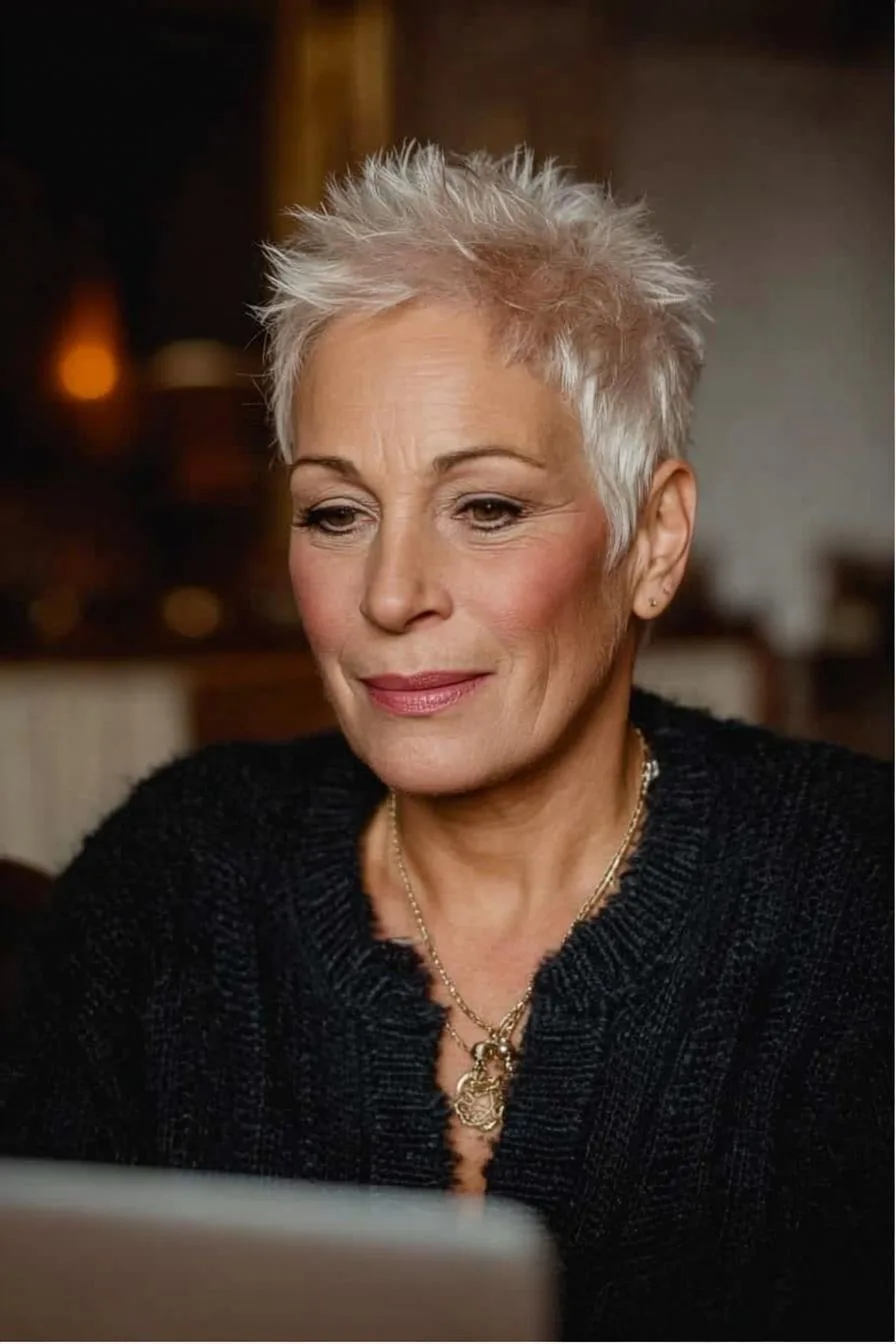 Platinum Blonde Pixie Vibes